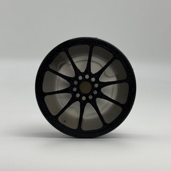 Front view of the black CE28 mag rim style Eikosha Air Spencer Holder
