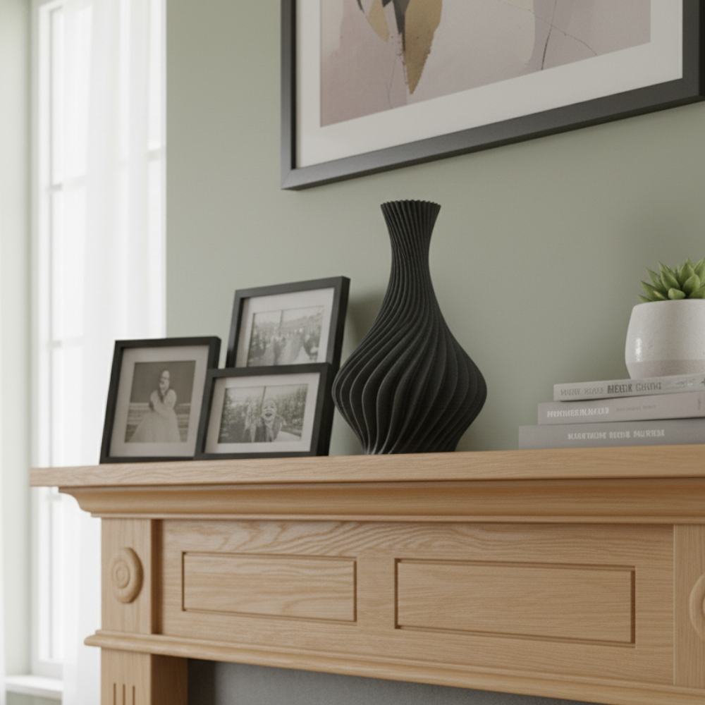 The Aria Vase | Modern Wavy 3D Printed Vase for Home Decor - Image 3