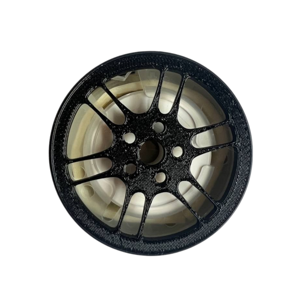 BUCCO Enkei RPF1 Air Spencer Replacement Cap installed on a car A/C vent